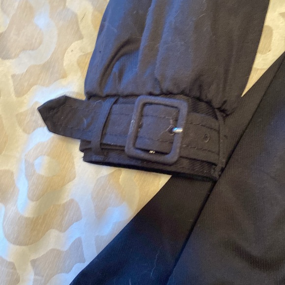 H&M black trench coat - Picture 3 of 5